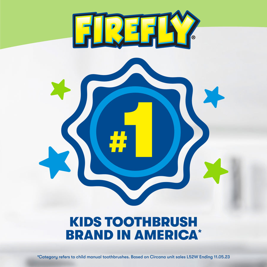 First Firefly Peppa Pig Training Kit, Light Up Kids Toothbrush and Natural Toothpaste