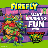 Firefly Clean N' Protect Teenage Mutant Ninja Turtles Power Toothbrush, 3D Cover, Soft, Ages 3+