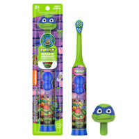 Firefly Clean N' Protect Teenage Mutant Ninja Turtles Power Toothbrush, 3D Cover, Soft, Ages 3+