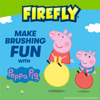 Firefly Peppa Pig Soft Bristled Toothbrush with Protective Cap, Ages 3+, 3 Count Value Pack