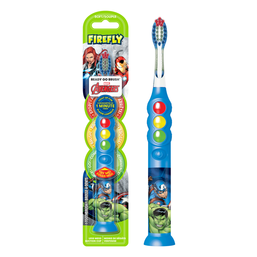 Firefly Ready Go Avengers Light Up Timer Toothbrush, 1 Count
