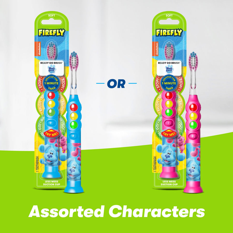 Firefly Blue's Clues Toothbrushes Blue or Pink, Assorted characters