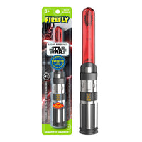 Firefly Light and Sound Lightsaber Soft Toothbrush, Star Wars, Red, Ages 3+, 1 Count