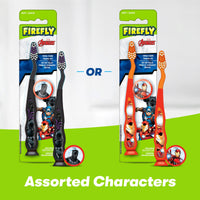 Firefly Avengers Toothbrushes Iron Man or Black Panther, Assorted characters