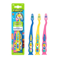 Firefly Kids Baby Shark Value Pack, Soft Bristled Toothbrushes, Ages 3+, 3 Count